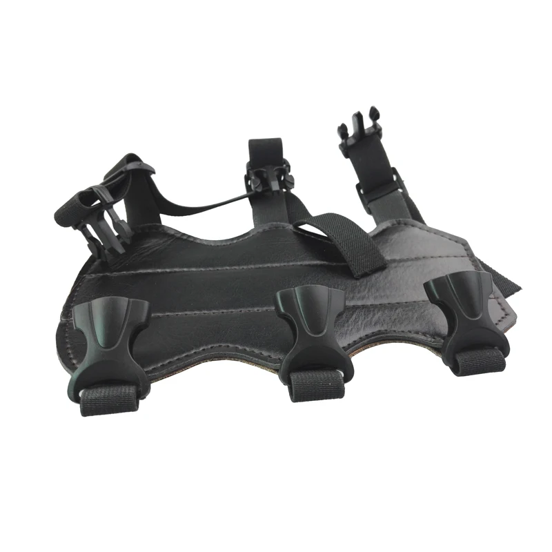 Protector de brazo tiro con arco camuflaje ajustable con correas - imagen 3