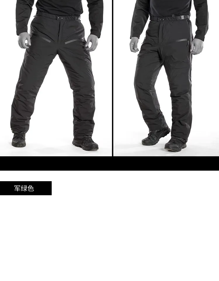 Pantalón táctico de invierno en uso