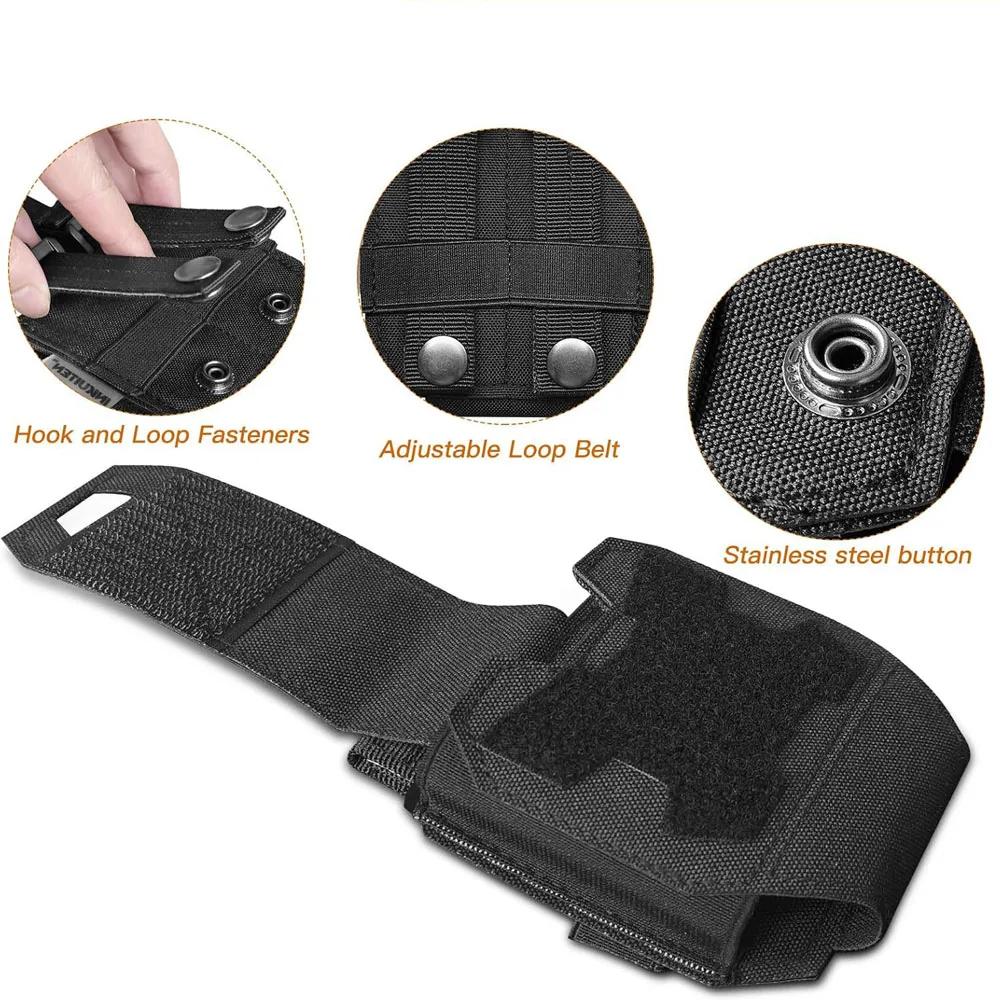 Funda táctica MOLLE para esposas de liberación rápida - imagen 4
