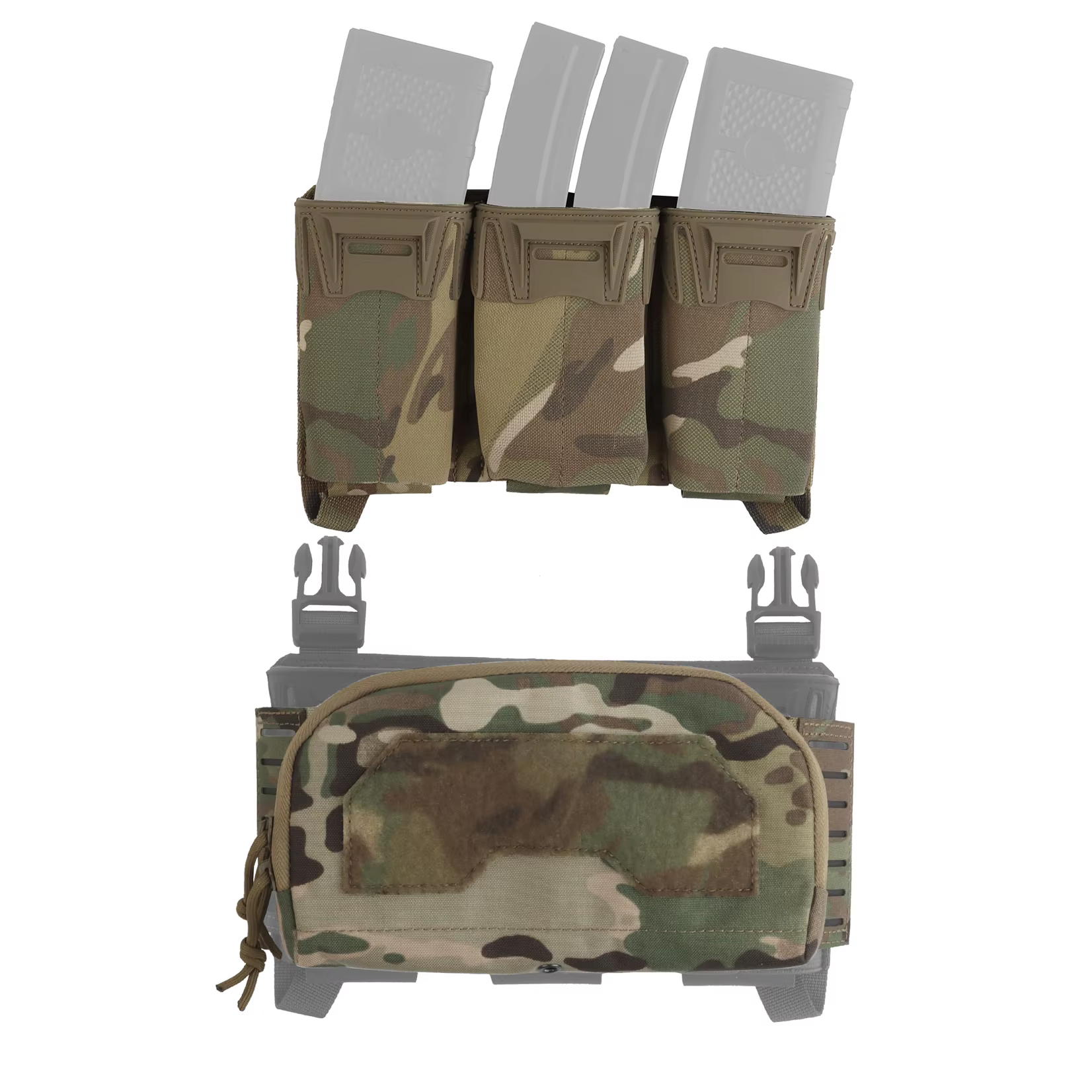 Bolsa táctica cargadores compatible chaleco airsoft caza - imagen 3