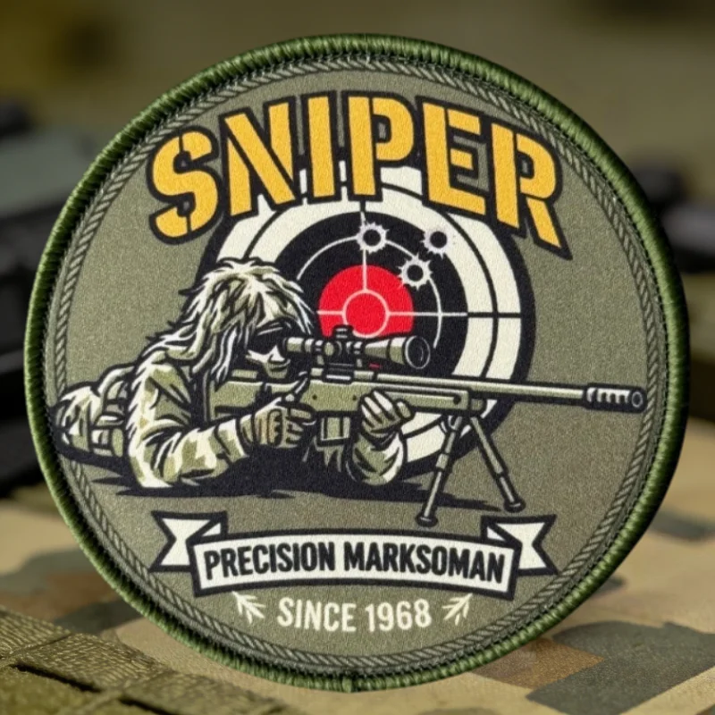 Parches tácticos SNIPER Chevron para chalecos, gorras y mochilas - imagen 4
