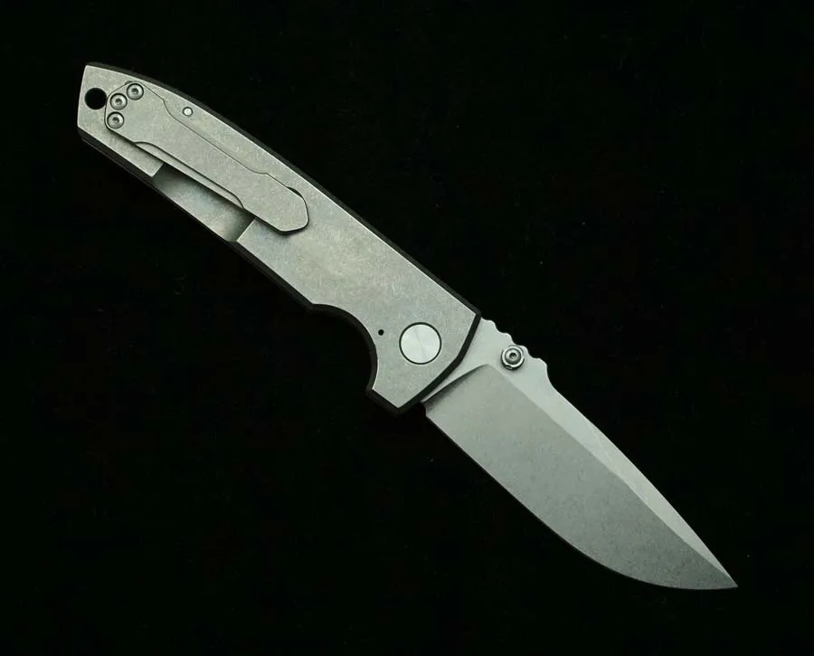 VECP Cuchillo plegable EDC de titanio para supervivencia - imagen 3