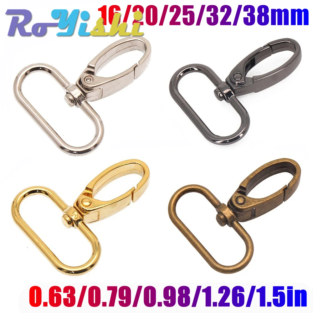 Gancho langosta metal 16-38mm cierre para collar táctico