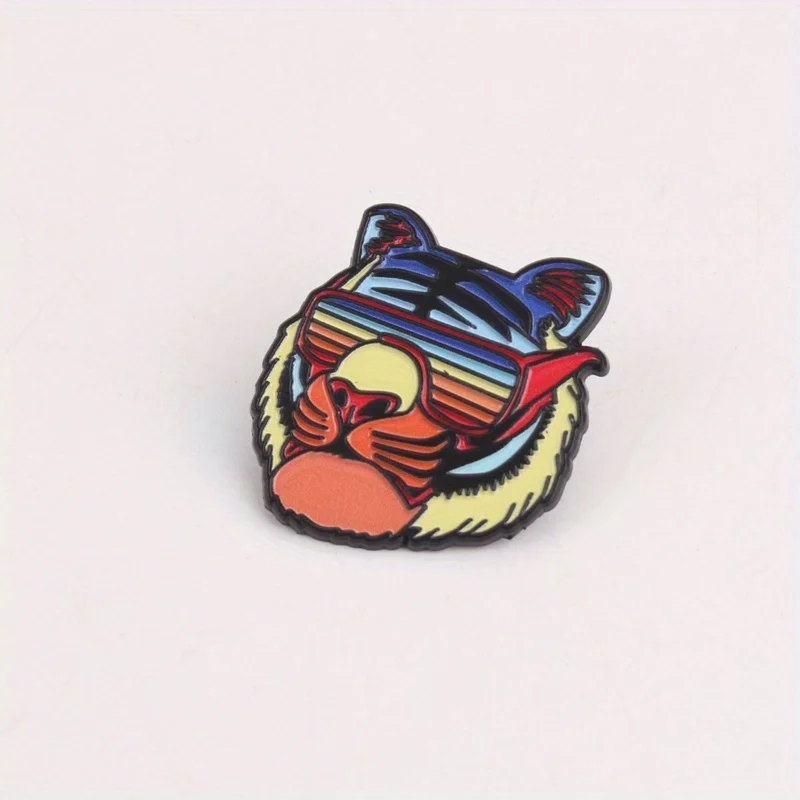 Retro Riot Tiger Pin visera táctica neón con ondas eléctricas