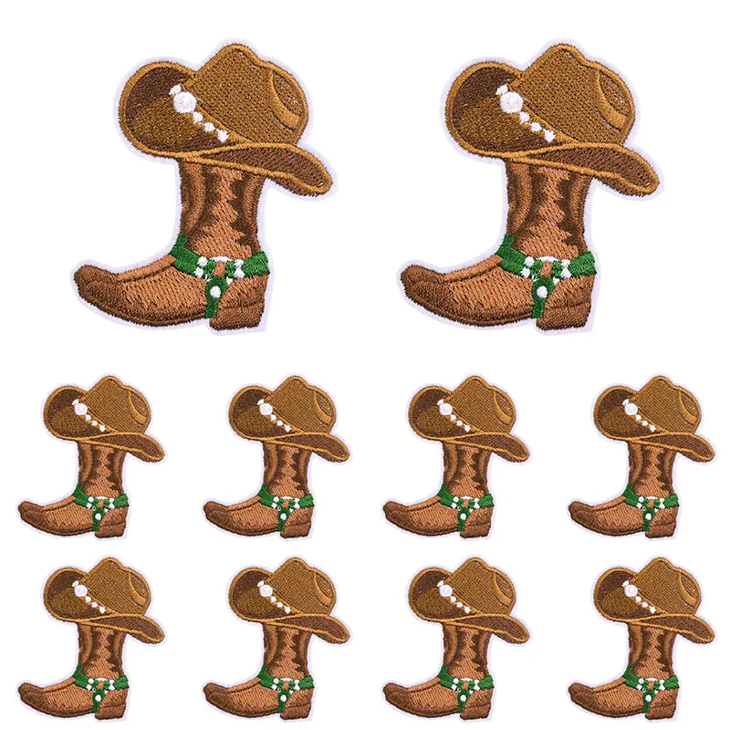 Parche western termoadhesivo bordado para coser o planchar