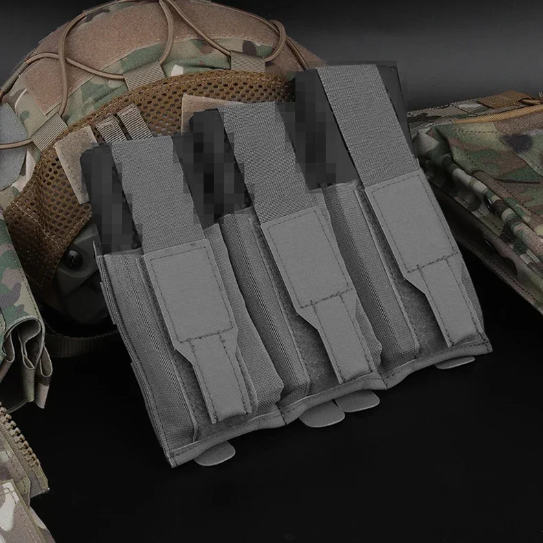 Portacargador táctico triple con sistema MOLLE