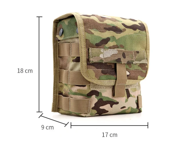 Bolsa táctica lateral con sistema MOLLE