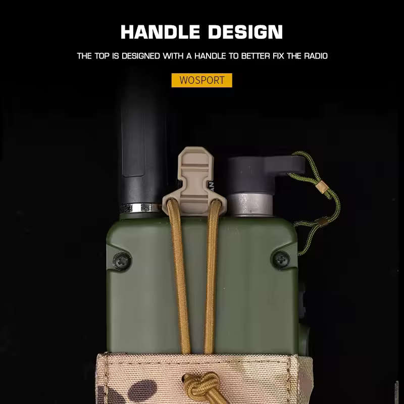 Bolsa de expansión nailon para radio en chaleco táctico - imagen 4