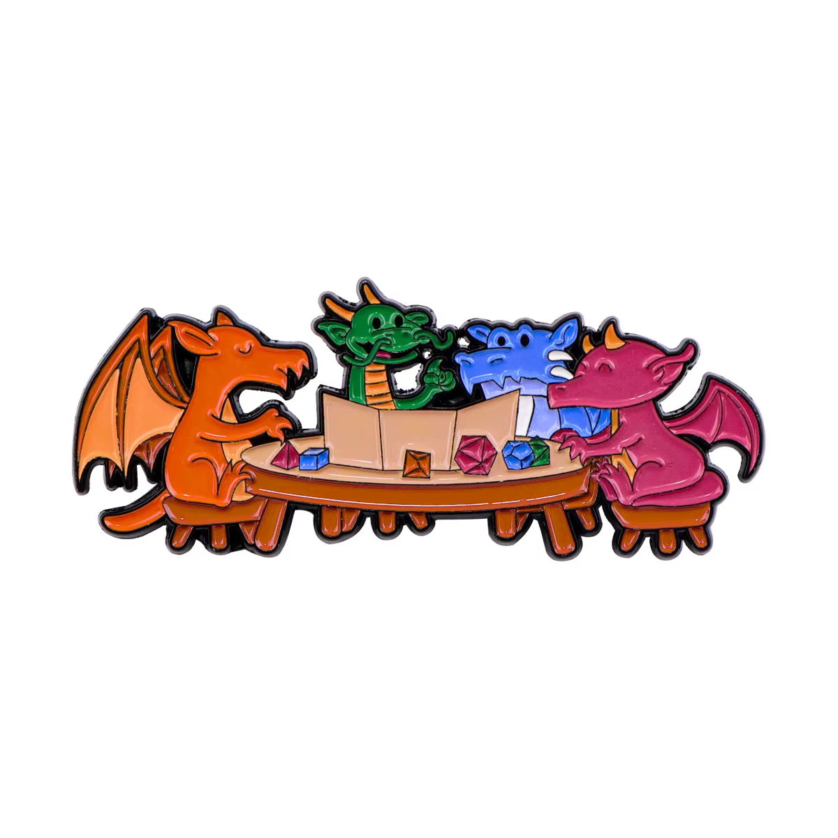 Insignia táctica esmaltada dragón – Broche para solapa coleccionable - imagen 2