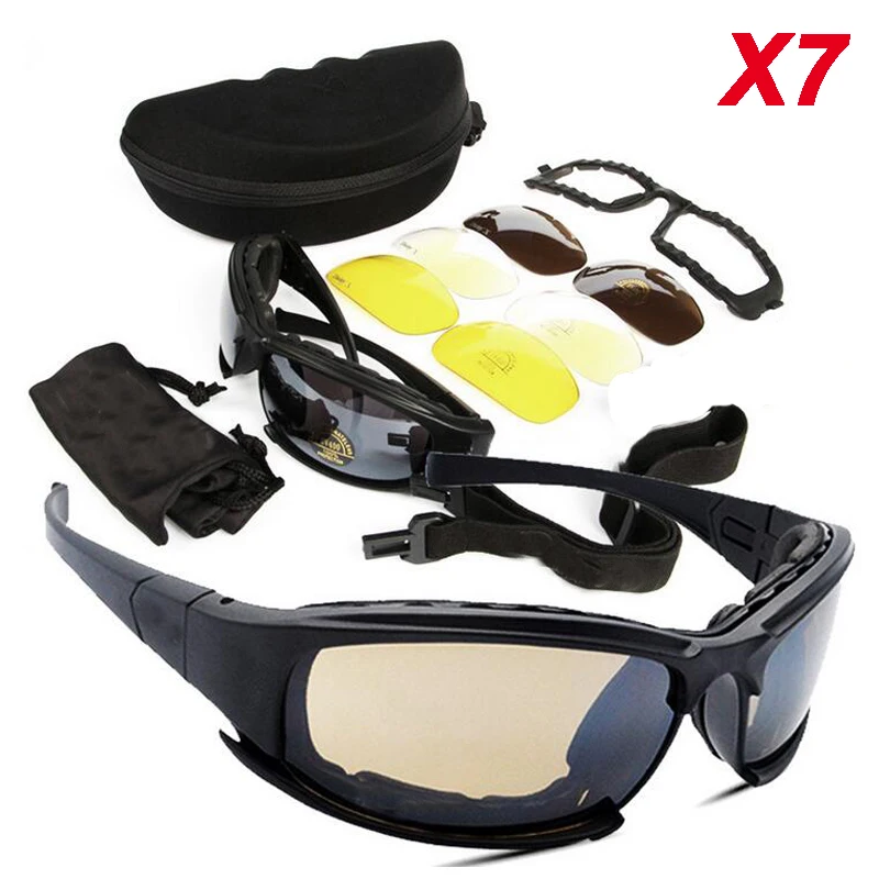 Gafas tácticas X7 polarizadas para airsoft, tiro y ciclismo - imagen 5