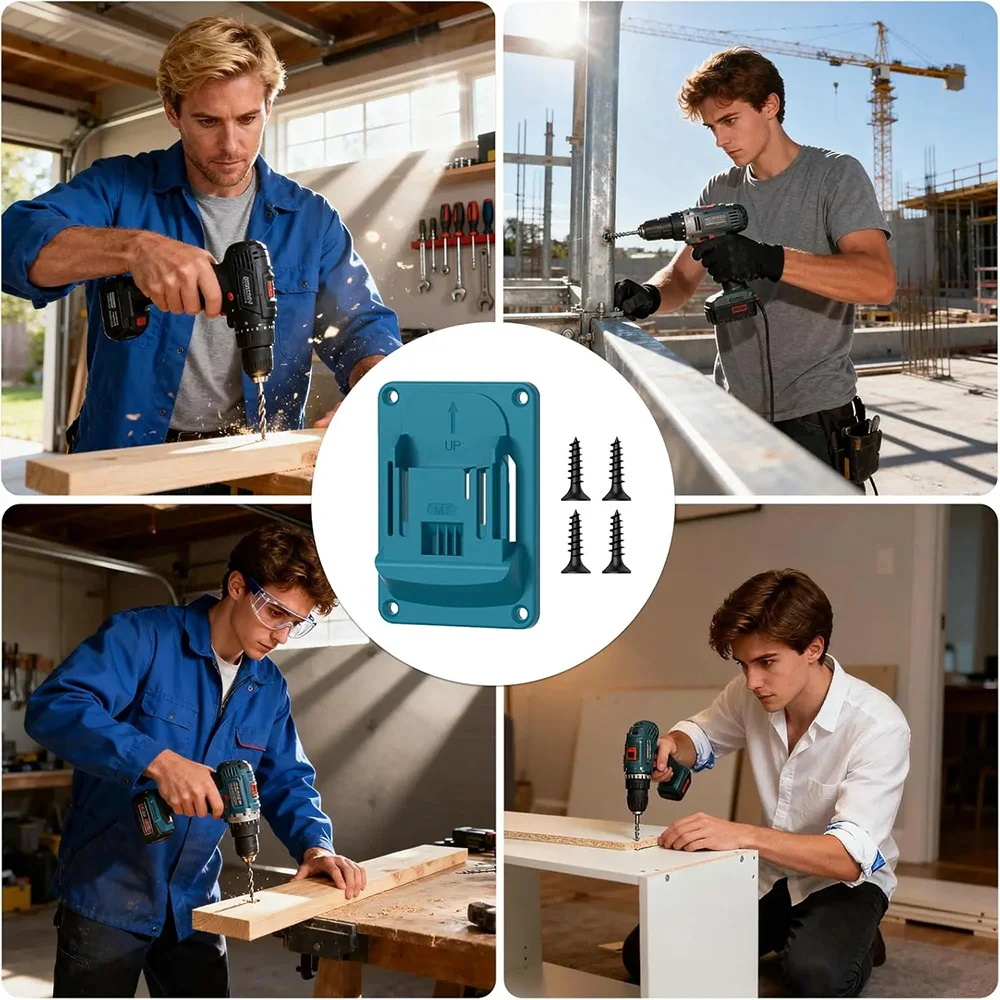 Makita Soporte de pared fijo para herramientas eléctricas 18V - imagen 5
