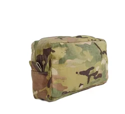 Bolsa táctica de almacenamiento MOLLE con cierre para exterior