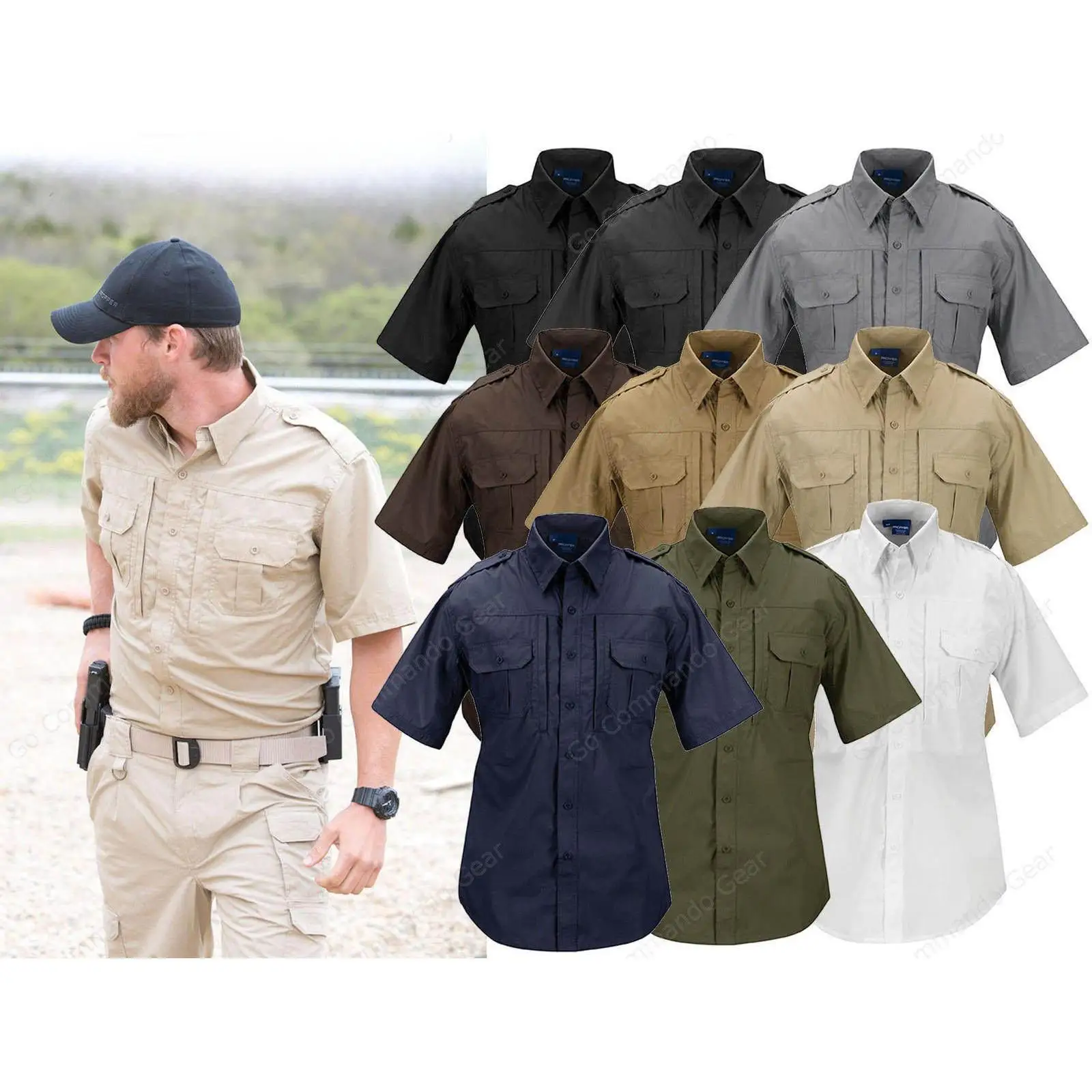 Camisa táctica American PROPP impermeable de secado rápido - imagen 2