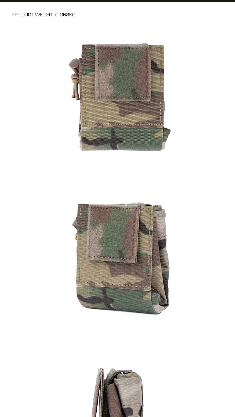 Bolsa en modo desplegado para almacenamiento de accesorios