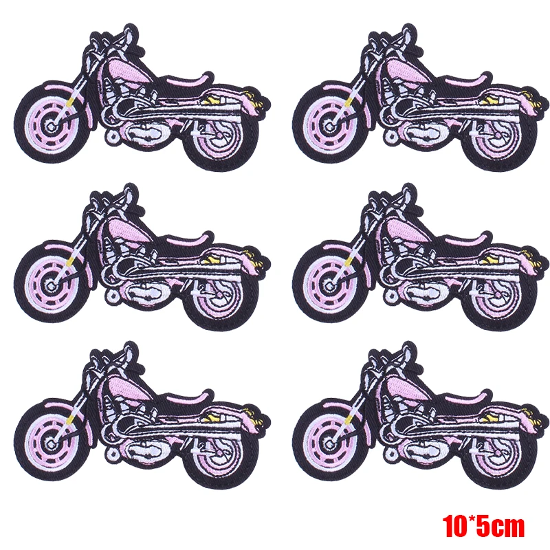 Parches bordados de motocicleta termoadhesivos para ropa y mochilas - imagen 5
