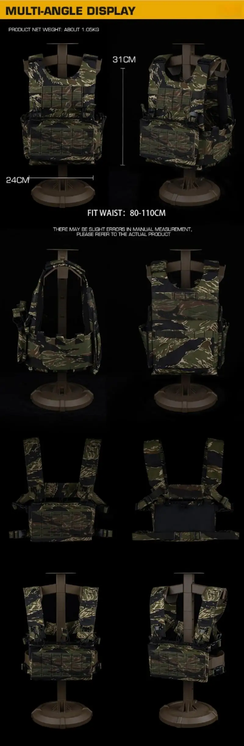 Detalle de la bolsa triple para cargadores 5.56