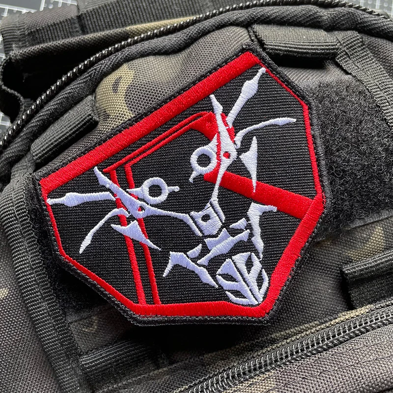 Parche bordado Kamen Rider – Termoadhesivo para mochila táctica - imagen 4