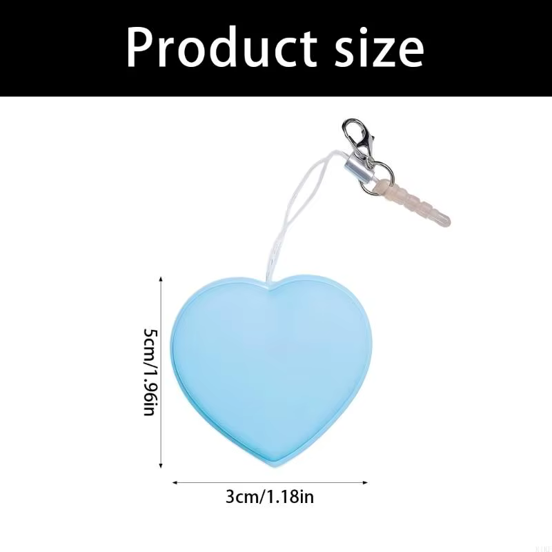 Colgante limpiador de pantalla móvil con forma de corazón - imagen 5