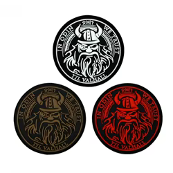 Viking Tactical Parche táctico de PVC redondo – Odín