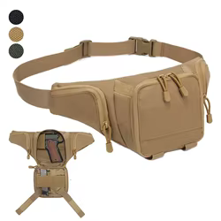 Riñonera táctica MOLLE impermeable para actividades al aire libre