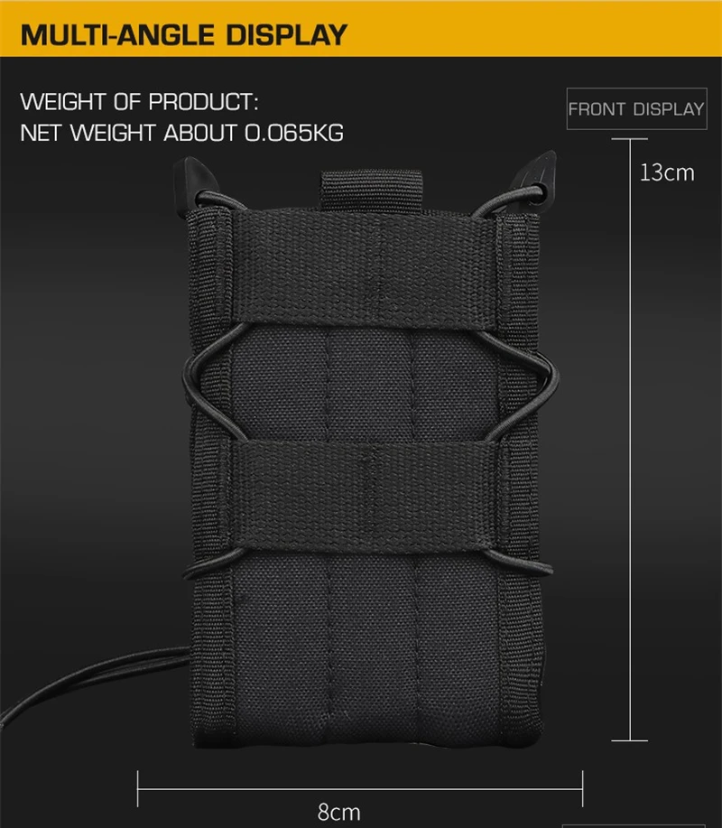 Porta cargado táctico en verde ranger con sistema Molle