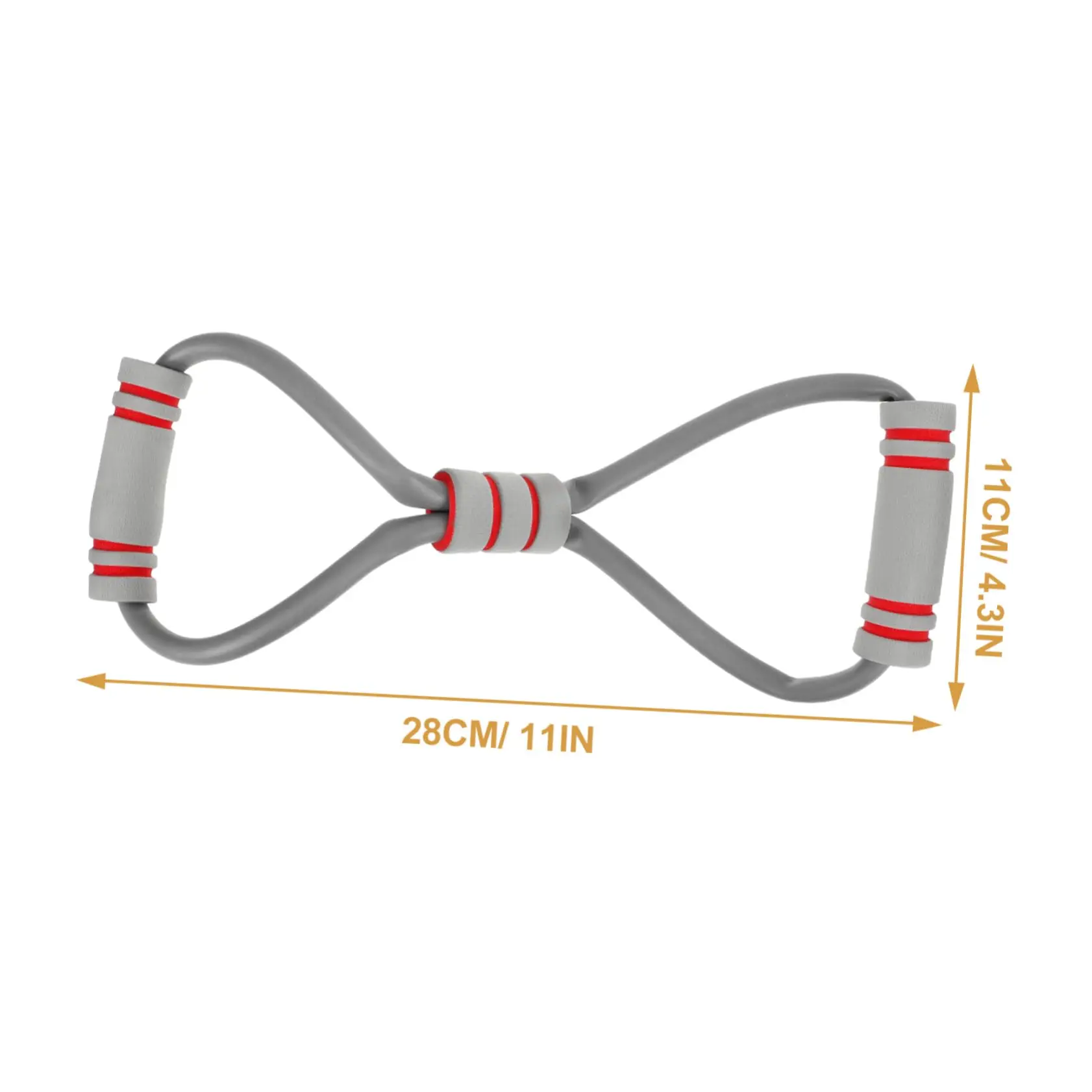 Banda de resistencia elástica para fitness y flexibilidad portátil