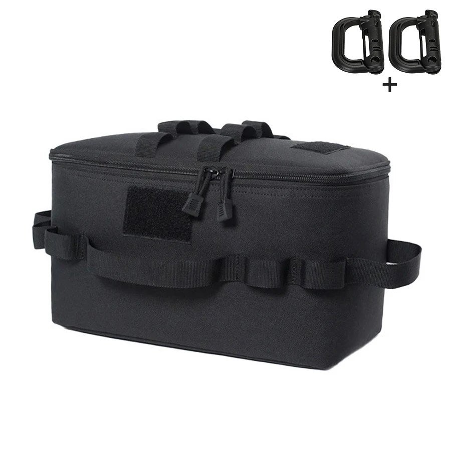Bolsa organizadora camping utensilios gran capacidad con asas - imagen 4