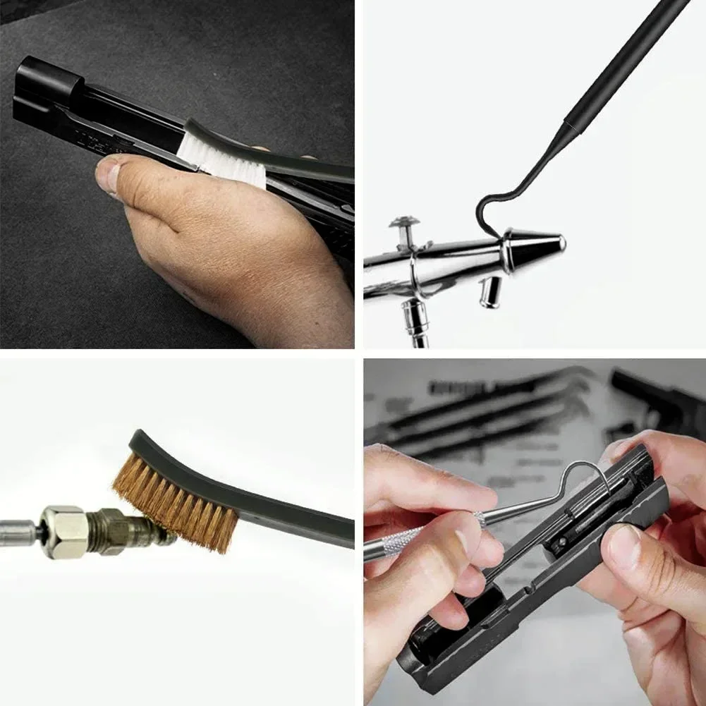 Kit de limpieza de armas con cepillos de latón y acero - imagen 5