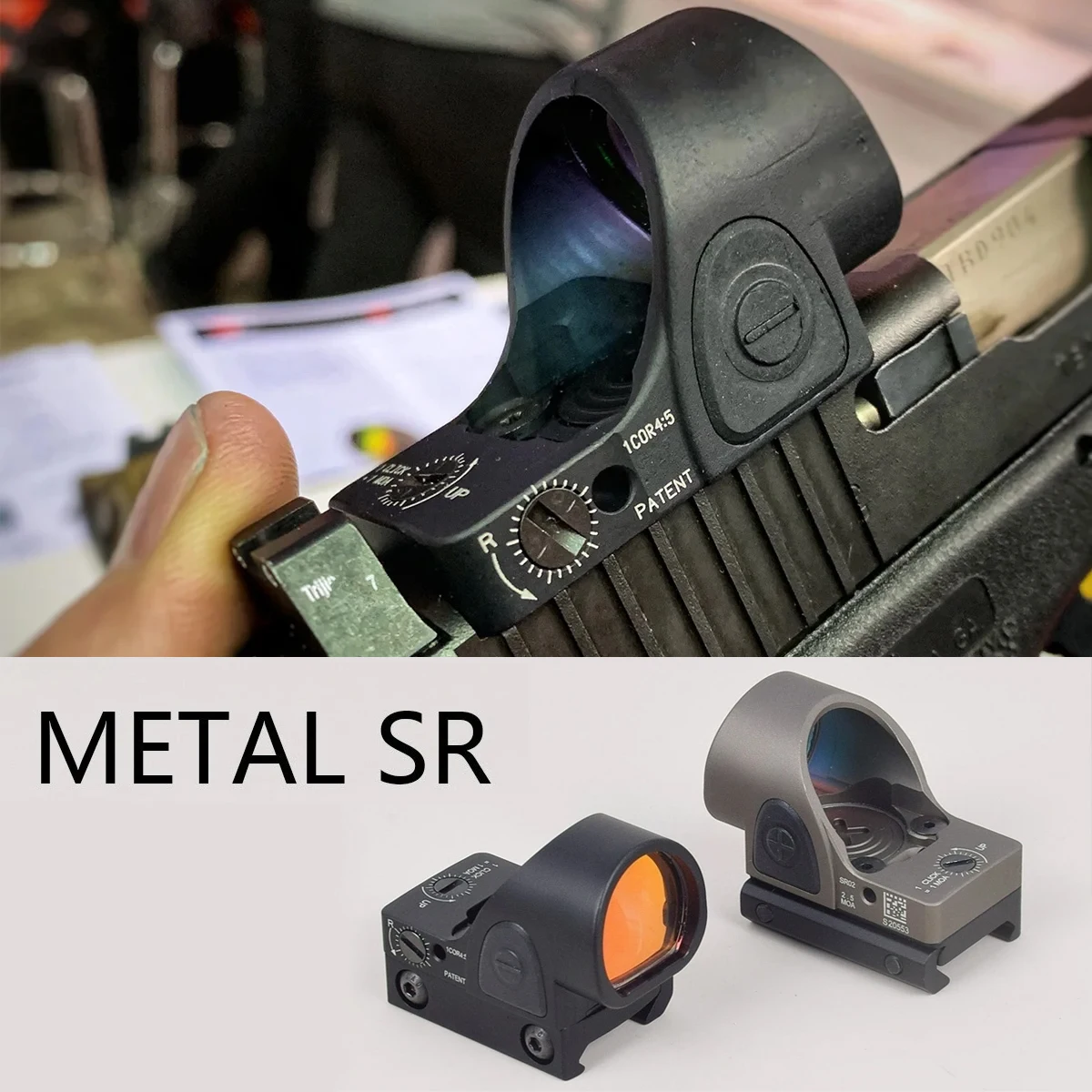 Mira punto rojo SR RMT para riel Picatinny, aluminio de aviación - imagen 5