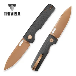 Cuchillo plegable táctico TRIVISA Sabretooth-CG, para outdoor