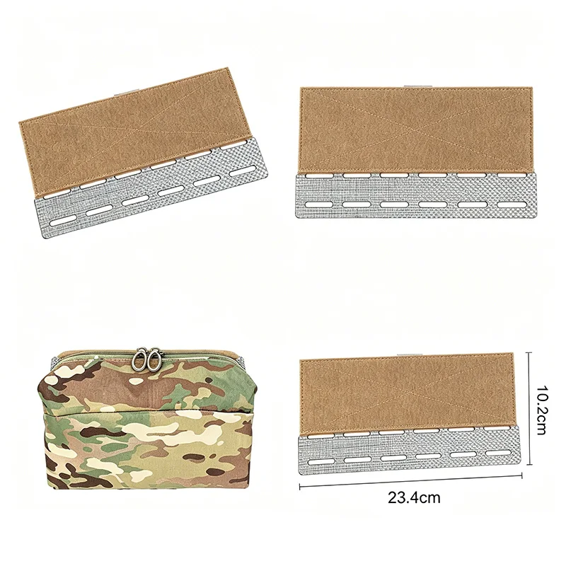Chaleco táctico para exteriores con sistema MOLLE y panel adaptador - imagen 4