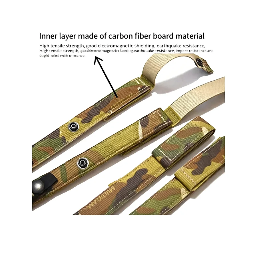 Correas montadas sobre cinturón táctico