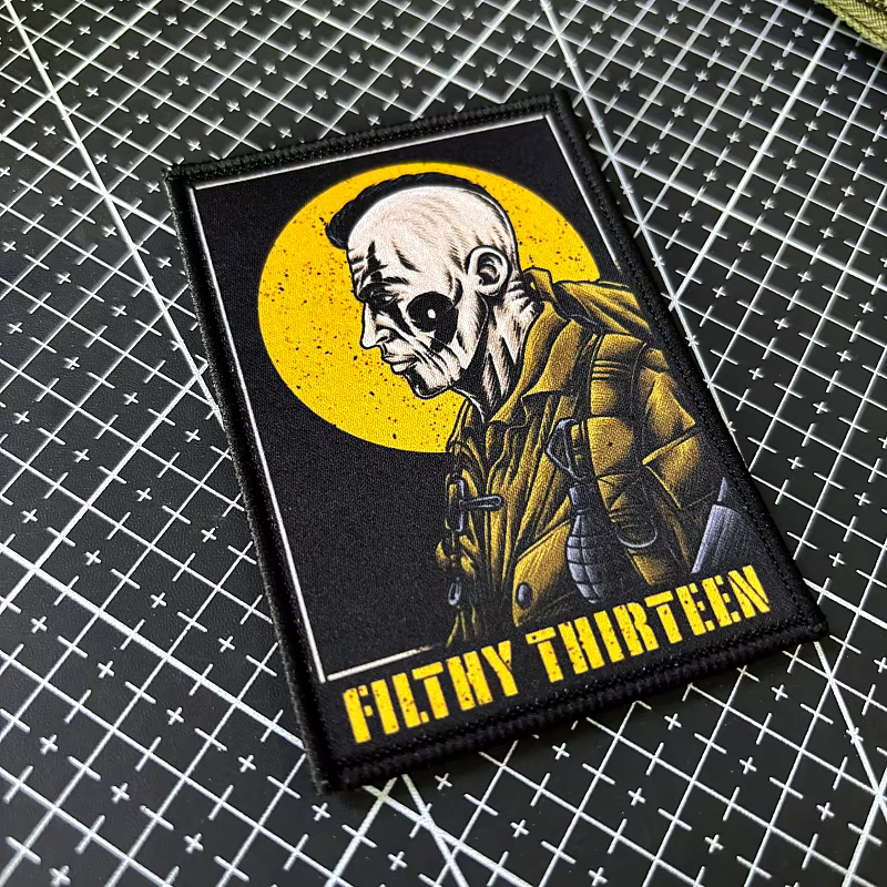 Parche táctico Filthy Thirteen velcro para brazalete militar escuadrón - imagen 5