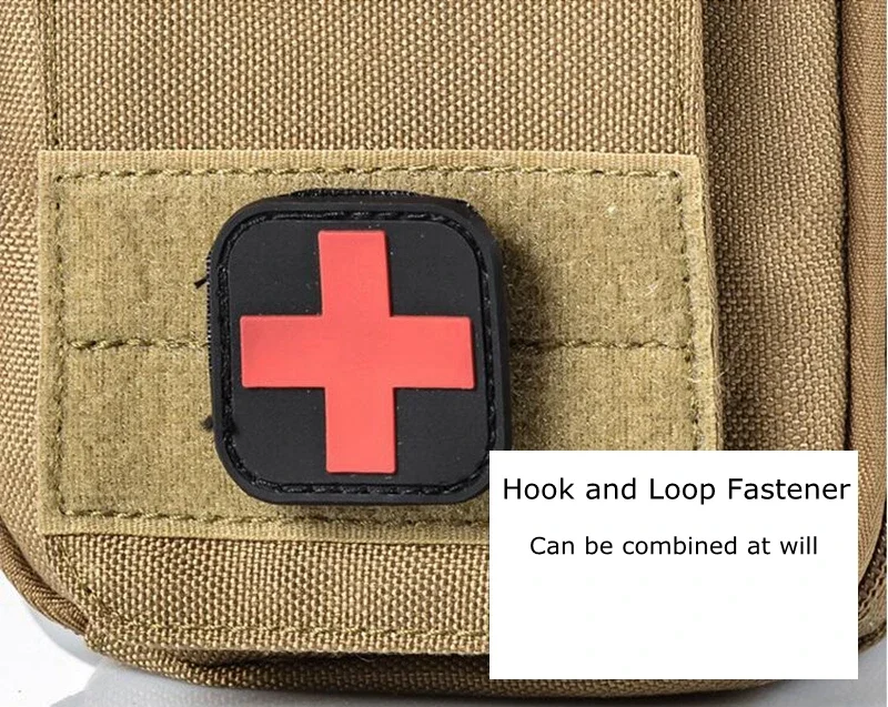 Ejemplo de fijación con correas Molle y accesorios