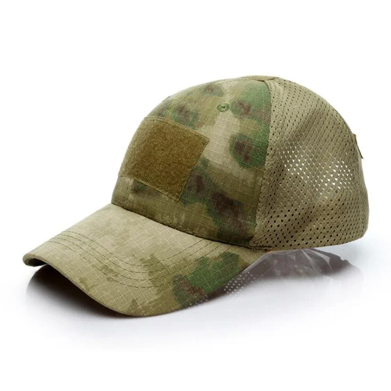 Gorra táctica de malla camuflaje jungla ajustable, camionero verano - imagen 5