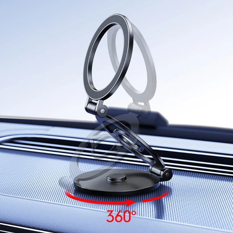 Soporte magnético para teléfono en coche giratorio 360° metal - imagen 3