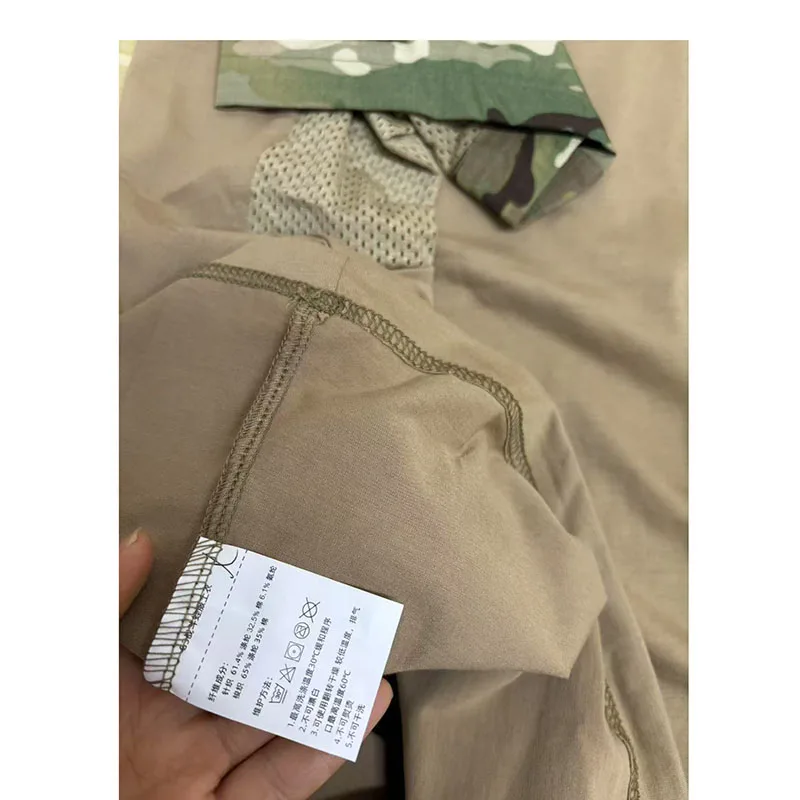 Camiseta táctica hombre camuflaje MC manga corta elástica veraniega - imagen 5