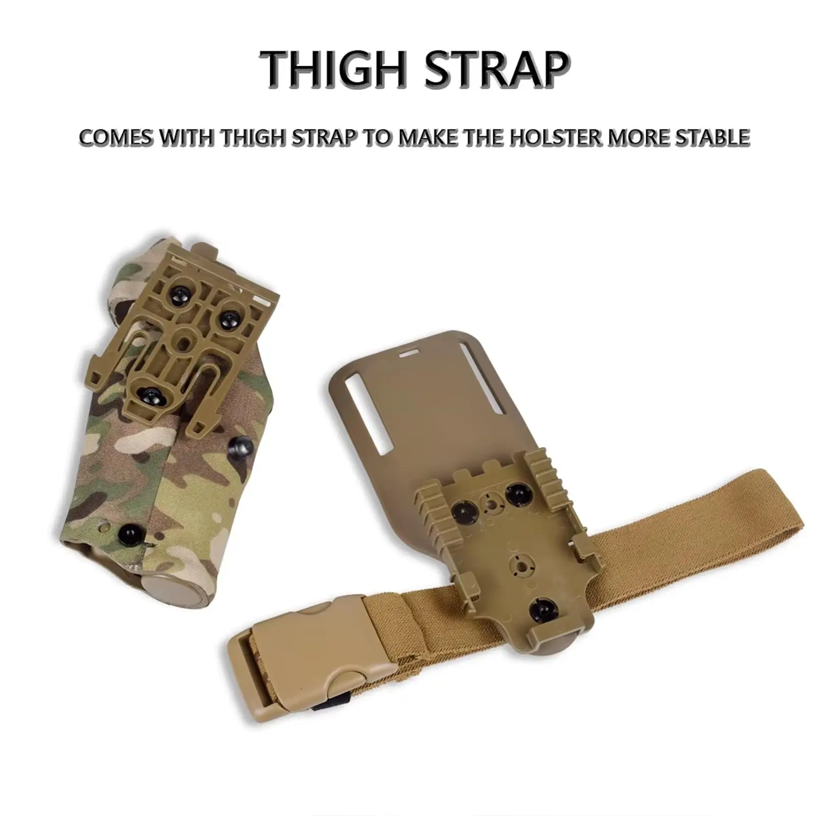 Funda táctica Glock G17/19 ALS zurda de extracción rápida con X300 - imagen 5