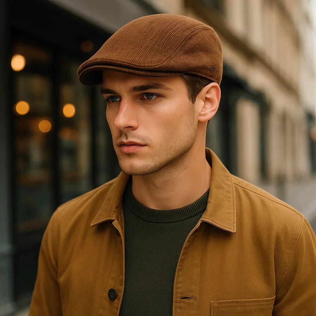 Gorra vendedor de periódicos retro plana con visera ajustable - imagen 4