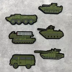 Insignias tácticas con gancho y bucle blindados BTR BMP T-90