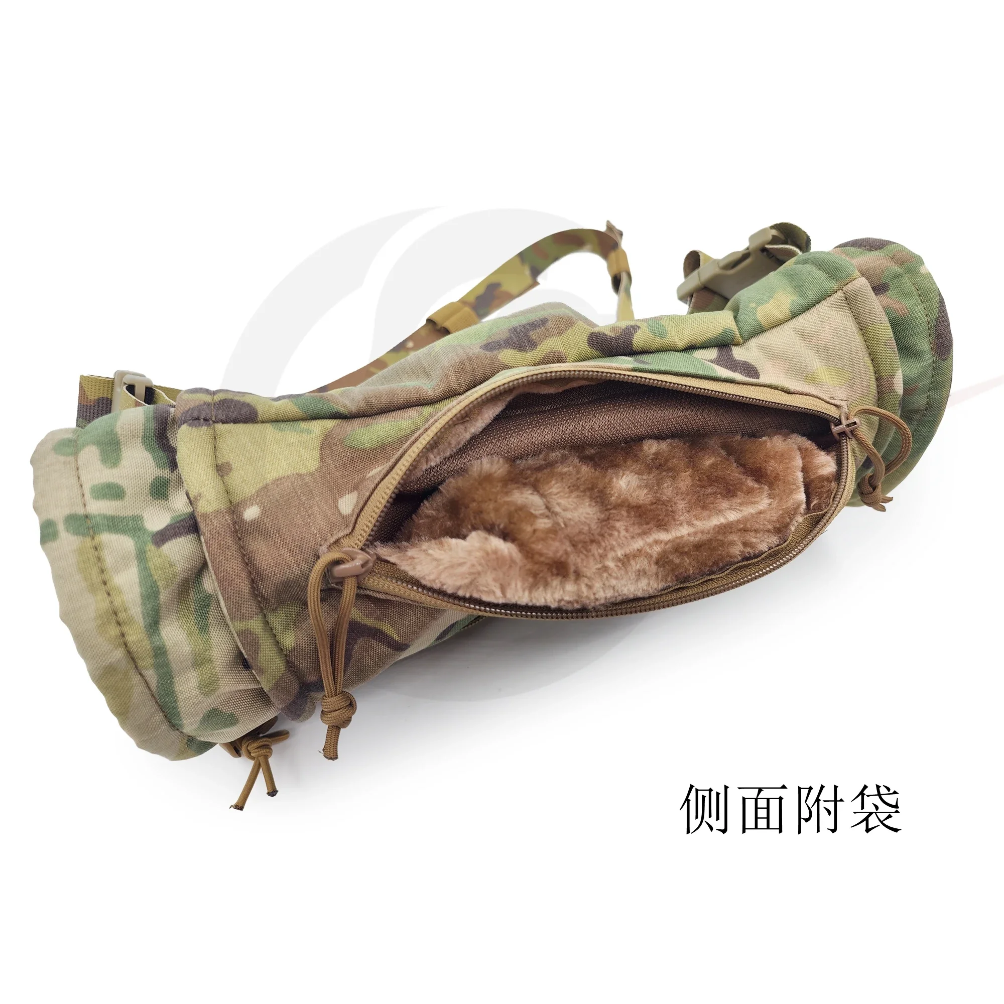 Bolsa táctica camuflaje verde calentamanos desmontable