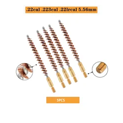 Cepillos limpiacañones universales de cerdas para .22, .223 y 5,56 mm