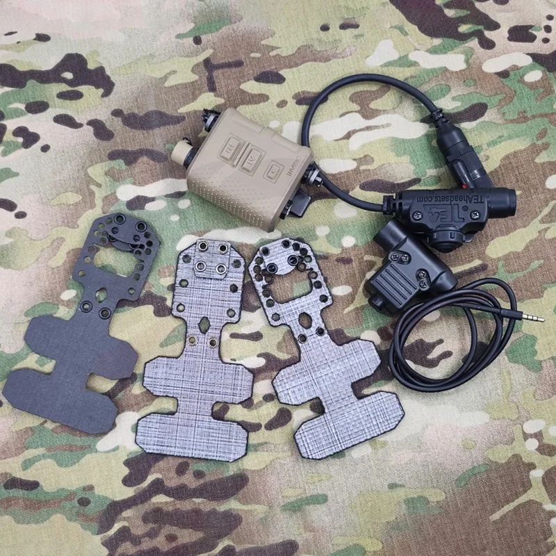 Placa de montaje MOLLE fija para chalecos portaplacas tácticos