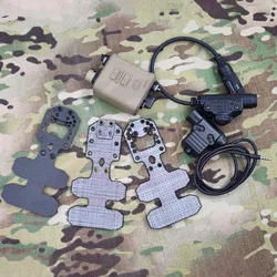 Placa de montaje MOLLE fija para chalecos portaplacas tácticos