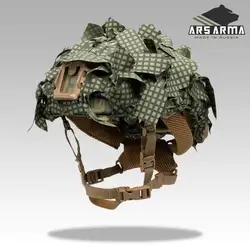 Casco táctico camuflaje infrarrojo malla 3D