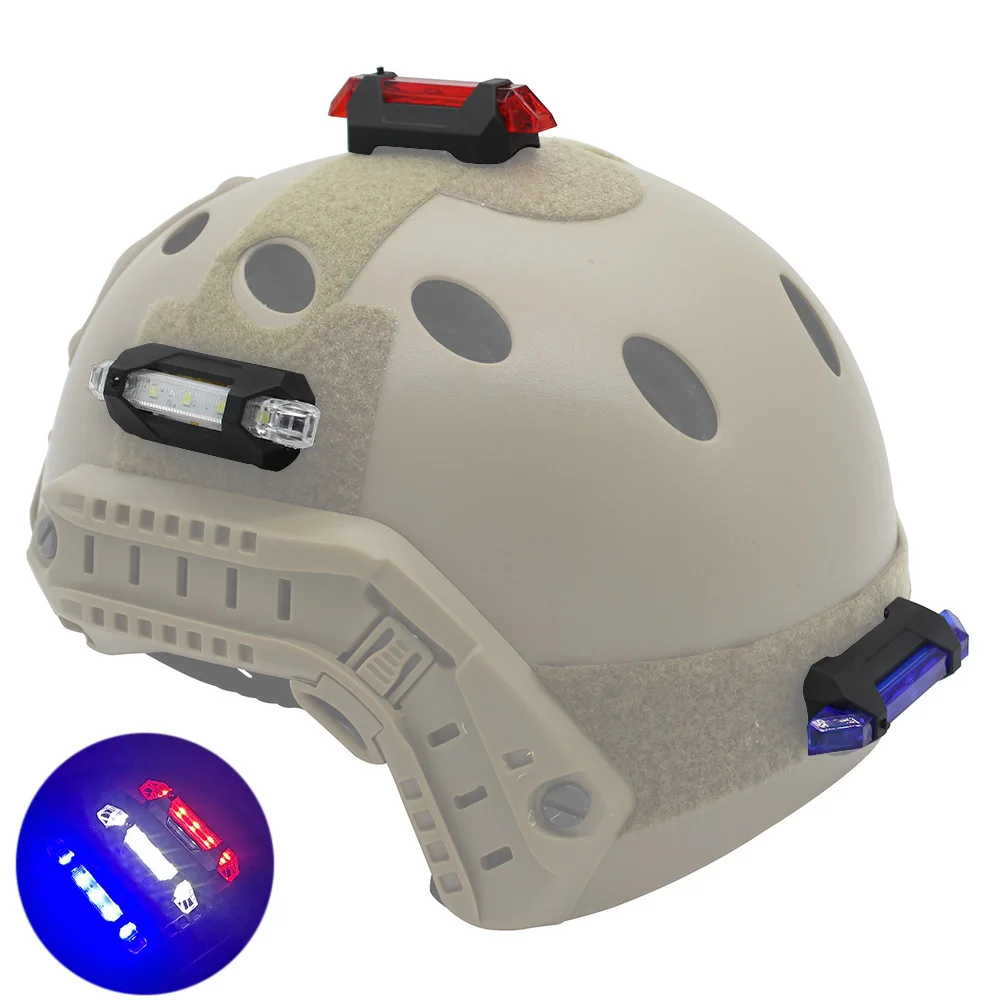 VULPO Luz Casco Táctico Recargable USB – Airsoft Caza Ciclismo - imagen 3