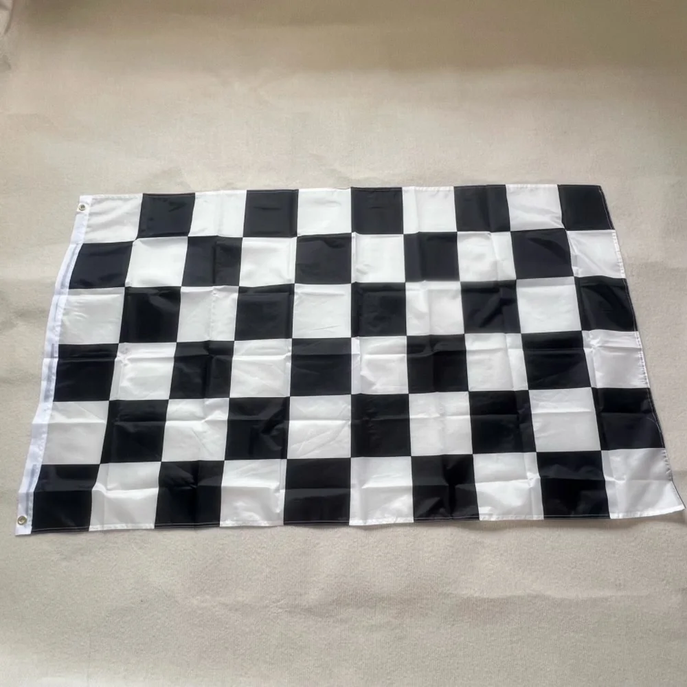 Bandera F1 en blanco y negro