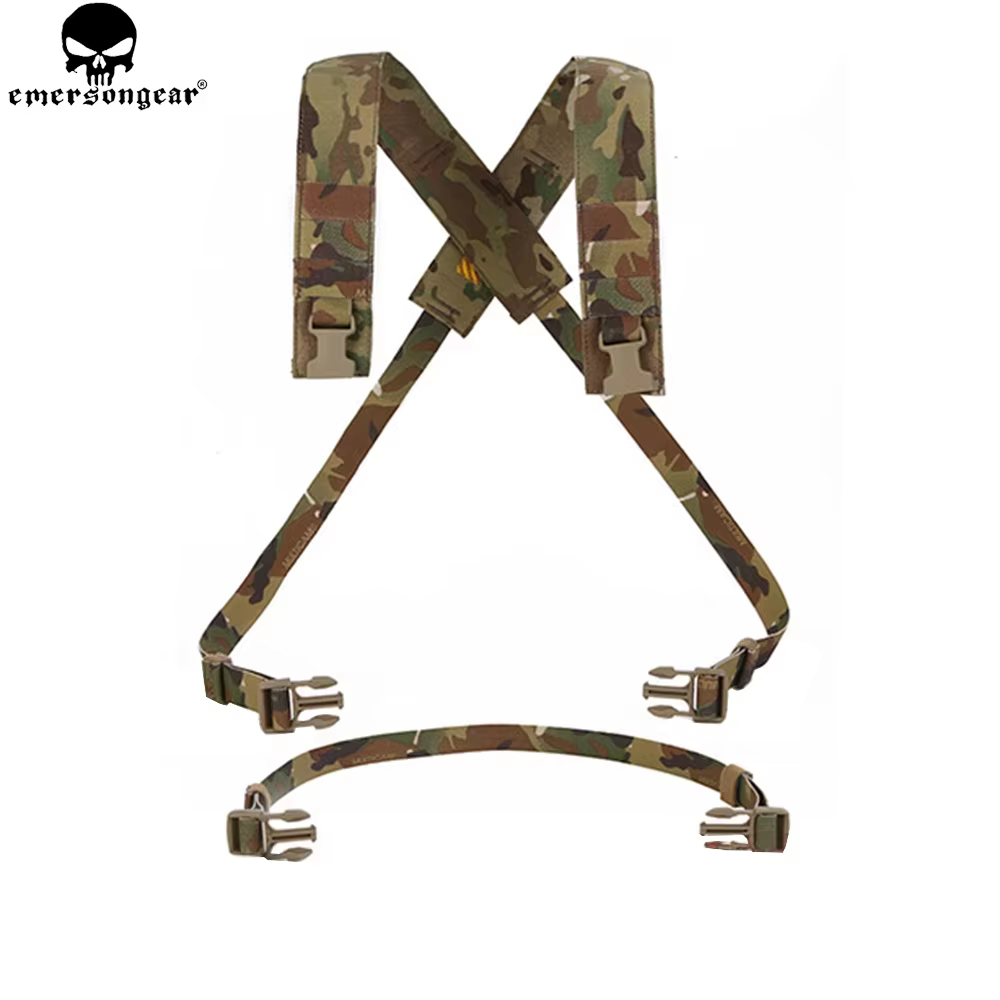 EMERSONGEAR D3CRM chaleco táctico Molle con arnés para caza y Airsoft