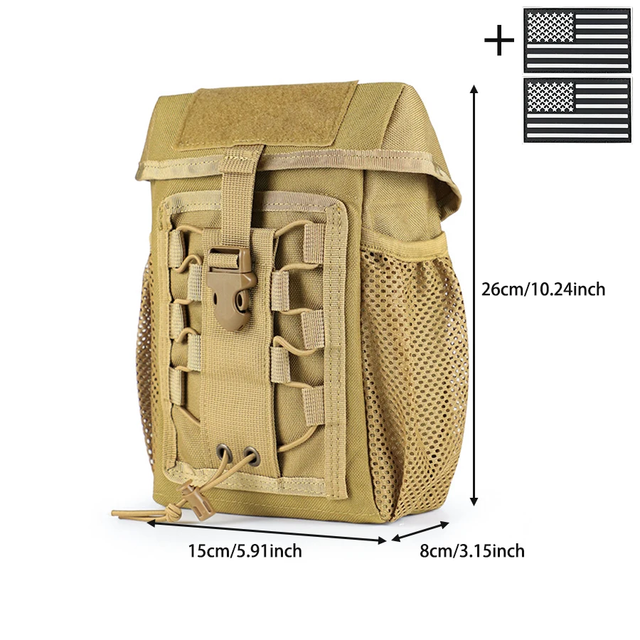Bolsa táctica multicompartimentos para equipo outdoor con correa - imagen 4