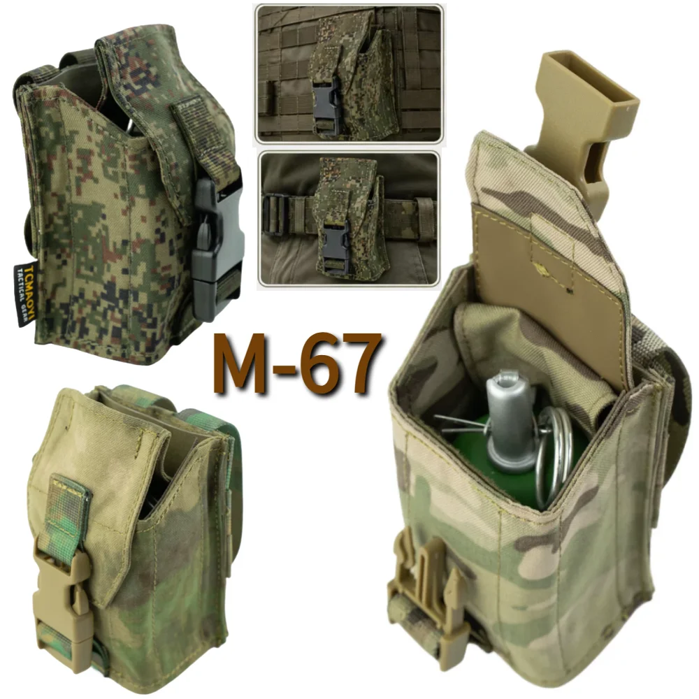 Bolsa táctica MOLLE EMR modular rusa para chaleco airsoft - imagen 3